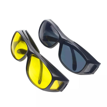 Lunette anti éblouissement de conduite : jour et nuit, 2 Paires