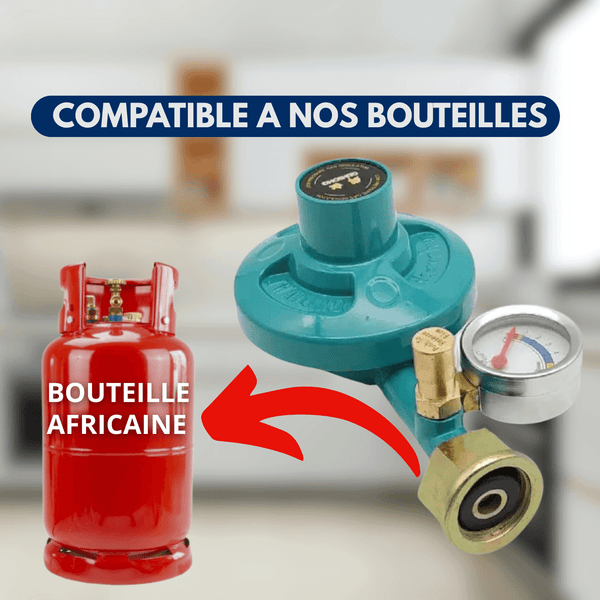 Détendeur de Gaz intelligent IGT / Dispositif de sécurité avec manomètre