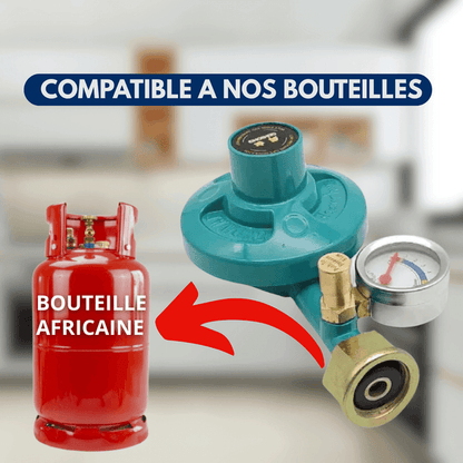 Détendeur de Gaz intelligent IGT / Dispositif de sécurité avec manomètre