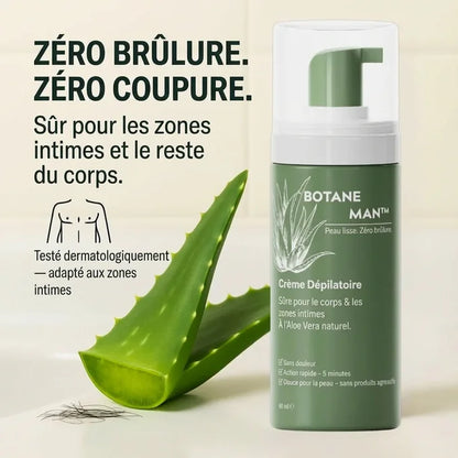 🔥 Crème Dépilatoire pour le Corps & les zones intimes Aloe Vera naturel. (BF)