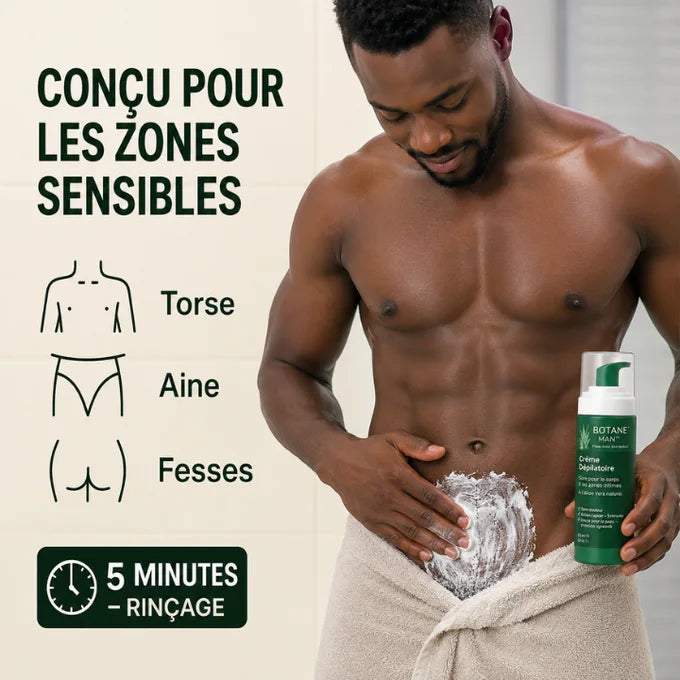 🔥 Crème Dépilatoire pour le Corps & les zones intimes Aloe Vera naturel. (BF)